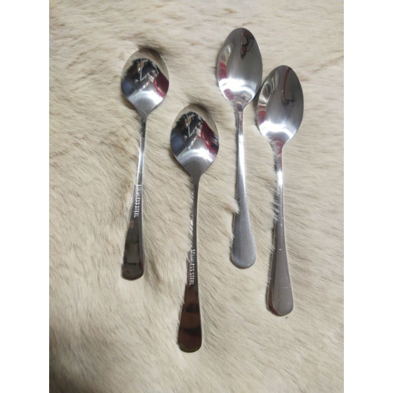 10 chiếc Muỗng cà phê inox các cỡ 12cm -14cm