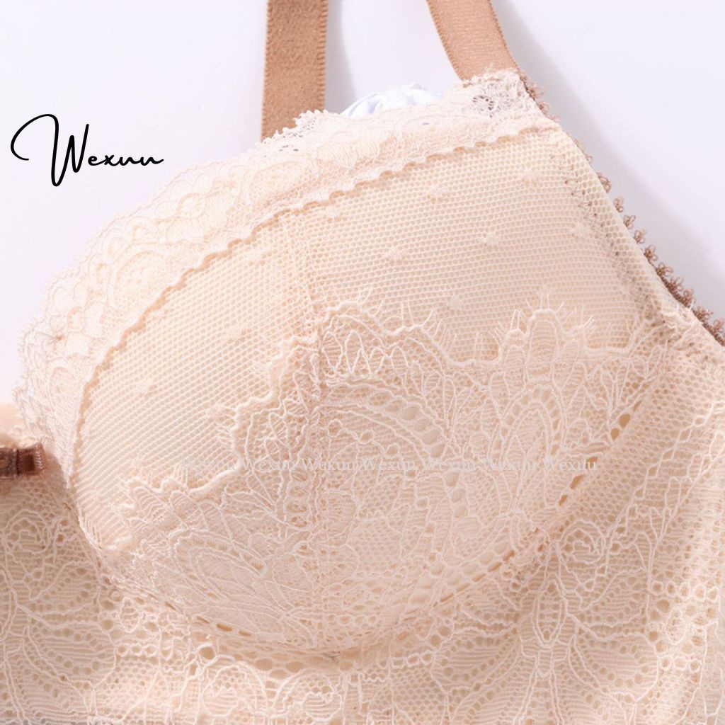 Áo ngực nữ ren hoa mềm mại Wexuu Design thiết kế không gọng đệm vừa thoáng khí- AV31