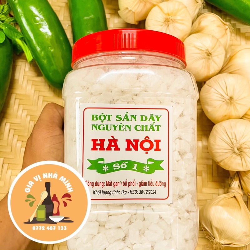 BỘT SẮN DÂY CAO CẤP LOẠI 1 ĐÓNG HỘP 1KG
