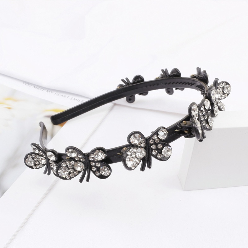 Cài Tóc Hình Bướm Đính Đá Nhiều Màu Sắc Tạo Kiểu Tóc Thời Trang Cho Nữ