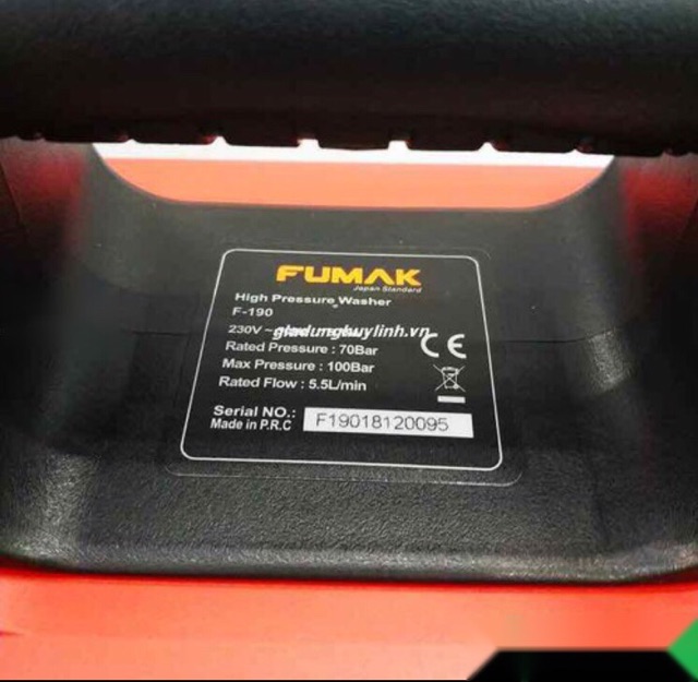 MÁY RỬA XE GIA ĐÌNH FUMAK F190