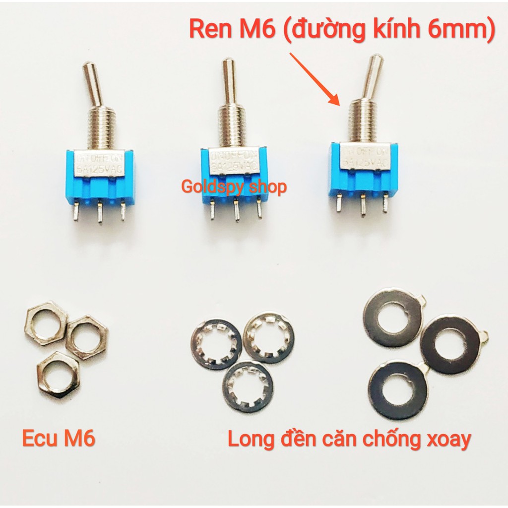 Công tắc gạt 3 chân xe máy ô tô ( giá 1 cái )