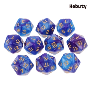 [Larelance] 10 con xúc xắc đa diện 20 mặt cho đồ chơi trò chơi trên bàn