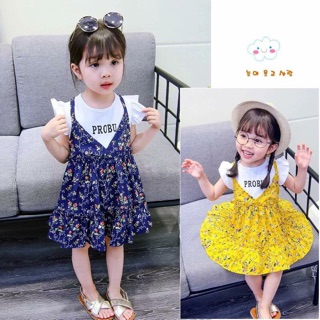 Váy hoa 2 chi tiết V003 (có bảng size ở hình cuối)