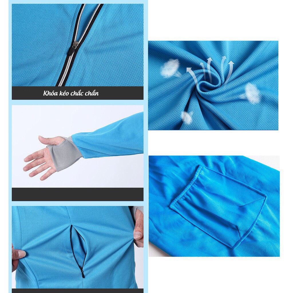Áo chống nắng nam cao cấp chống tia UV