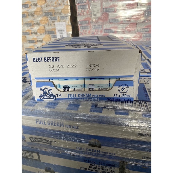 (Date 1/24 Sữa nước Devondale nội địa Úc hộp 200ml