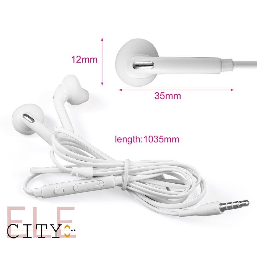 Ele】Tai Nghe Nhét Tai Samsung S6 Có Micro Và Nút Điều Chỉnh Âm Lượng Jack 3.5mm