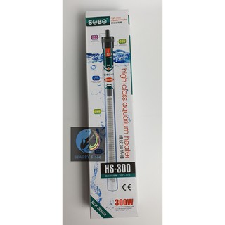 Sưởi sobo 300w thủy tinh hs-300 cho hồ cá