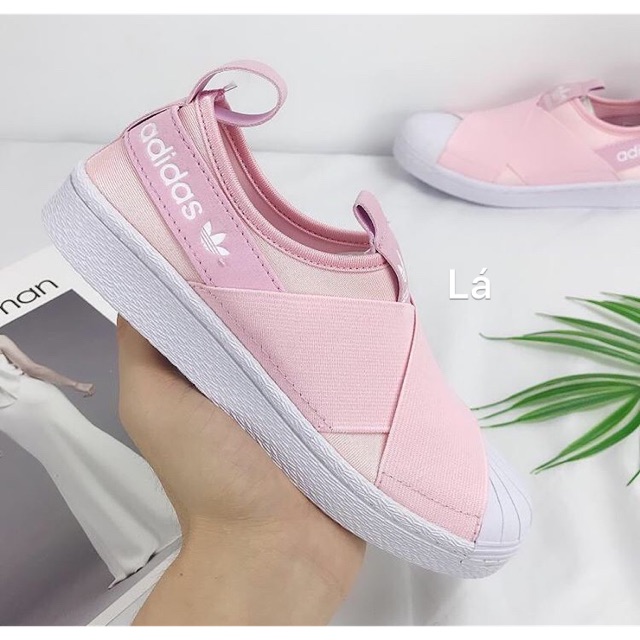 Giầy Thể Thao ADIDAS SLIP ON hồng
