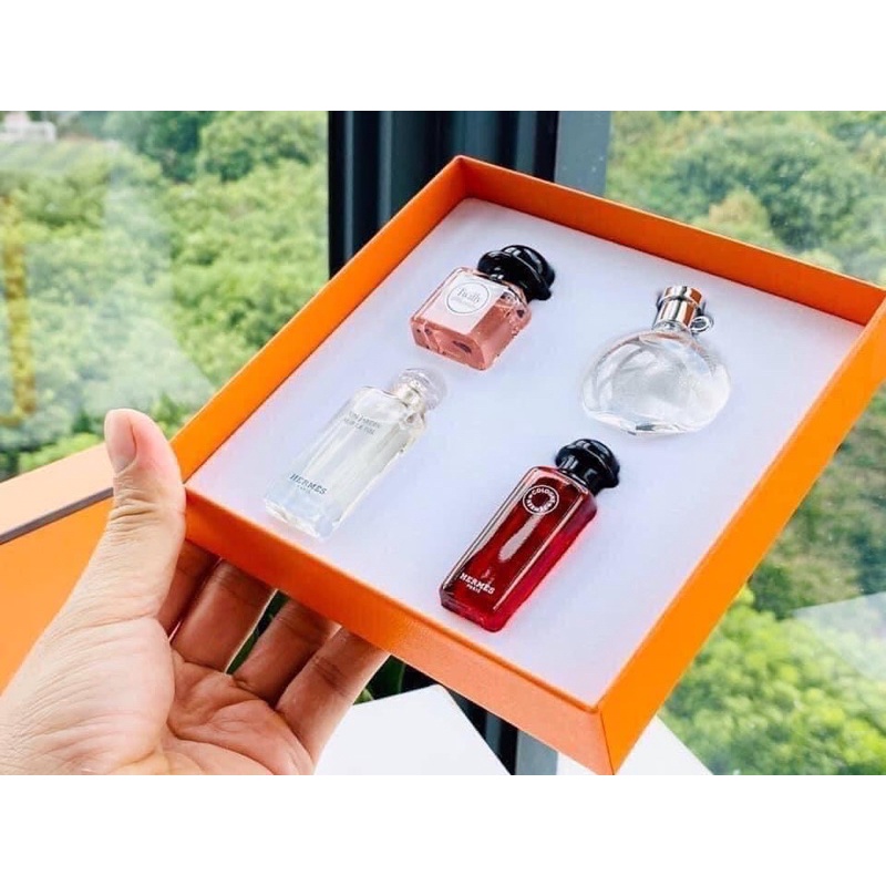 Set nước hoa Her🌾mes Mini 4 mùi x 7.5ml. 🌾 4 mùi cực phẩm - có tách lẻ🌾