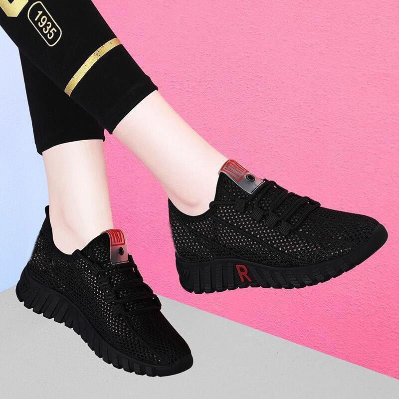 Giày sneaker thể thao nữ hàn quốc buộc dây siêu nhẹ Thegioigiay V254