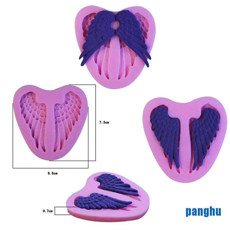Khuôn Làm Bánh Chất Liệu Silicone Hình Đôi Cánh Thiên Thần