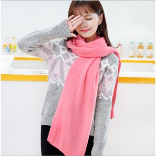 Khăn len nữ ấm áp (loại không có tua rua) 30cmx200cm