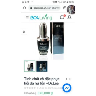 Tinh chất dưỡng da, tinh chất phục hồi da, +Dr.Lee Silkwood Recover Ampoule