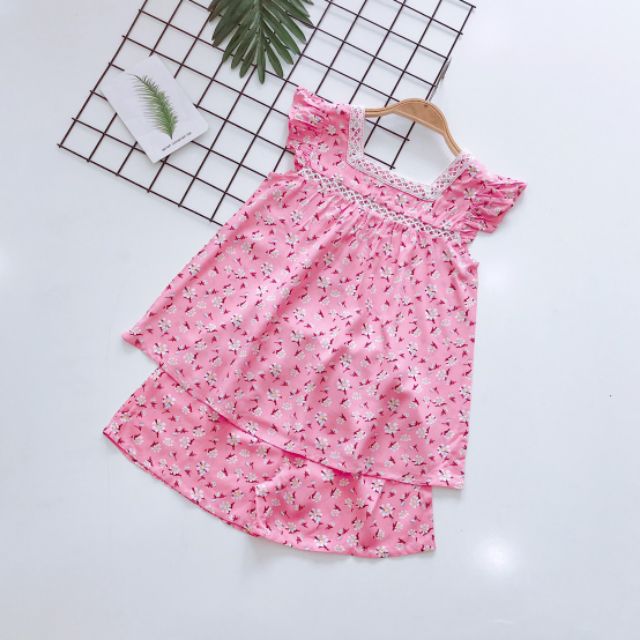 Combo bộ lanh bé gái