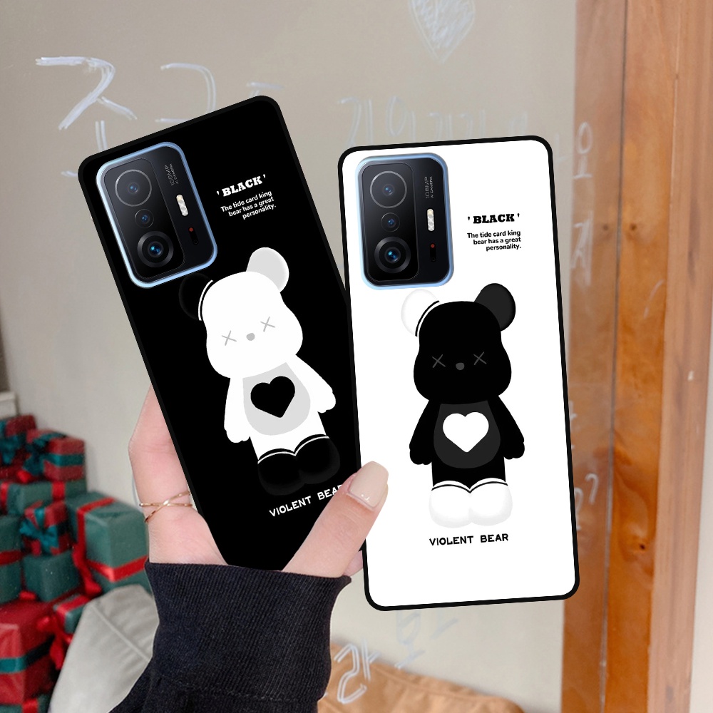 Ốp Xiaomi Mi 11T 5G / Mi 11T Pro 5G in hình họa tiết Mountain, Be@rbrick dễ thương (T13 - T18)