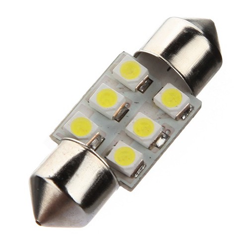 Bộ 4 Đèn Led 6 Bóng 12v s48 Trang Trí Nội Thất Xe Hơi Xe Tải