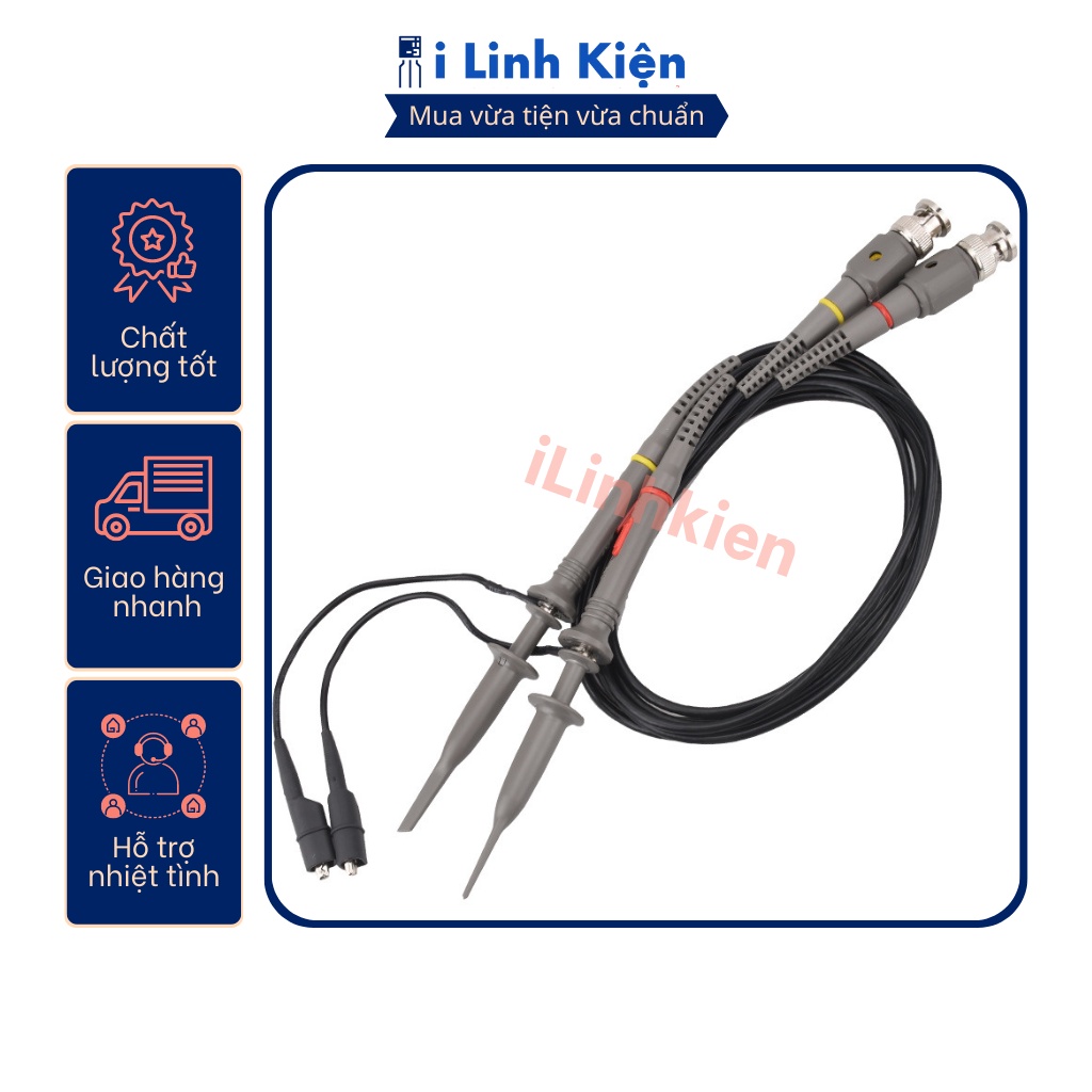 Que đo dây đo máy hiện sóng 100Mhz cao cấp chính hãng độ bền cao.