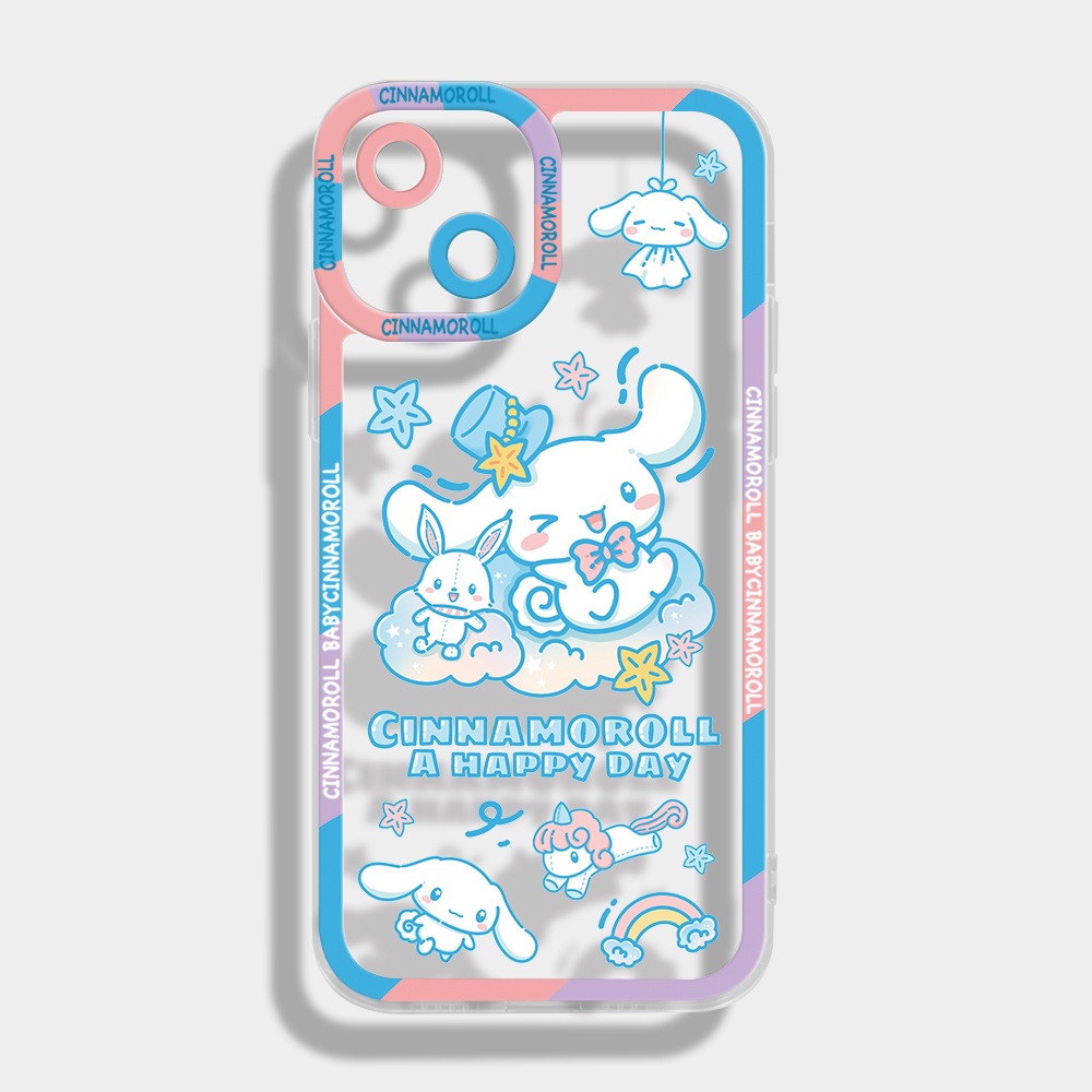 Ốp Điện Thoại Tpu Mềm Hình Cinnamoroll Với Tai To Cho iPhone 11 12 13 pro max XS X XR XSMax 7 8 6 6s plus SE 2020