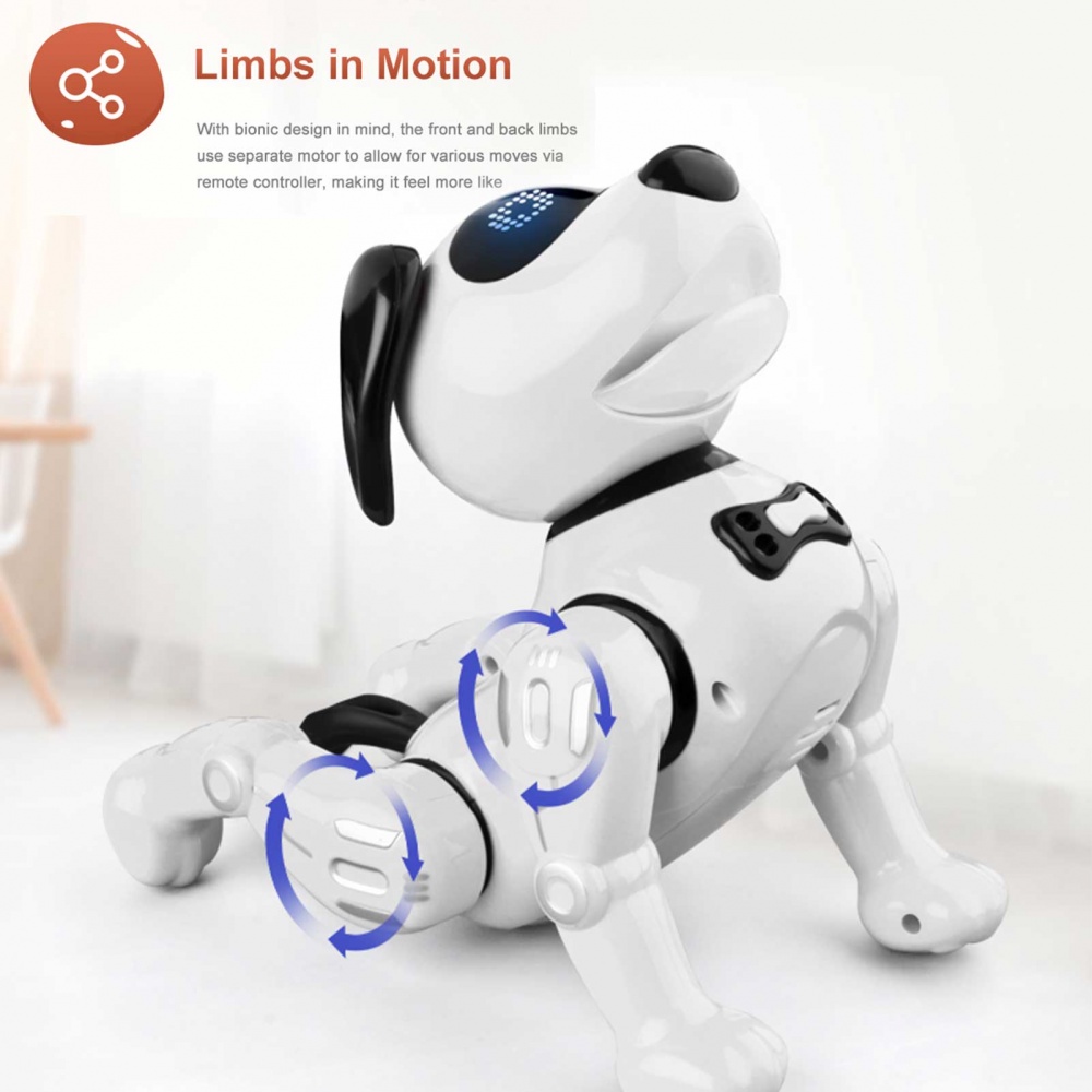 Đồ Chơi Chú Chó Robot Điện Tử Điều Khiển Từ Xa Thông Minh Cho Bé Trai