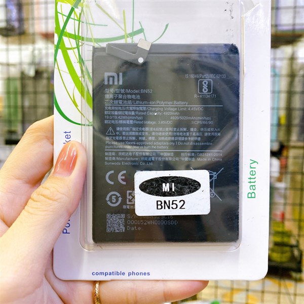 Pin Xiaomi Redmi Note 9s / 9 Pro - BN52