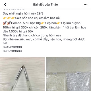 Combo phụ kiện nail bột lưu huỳnh cọ giá rẻ