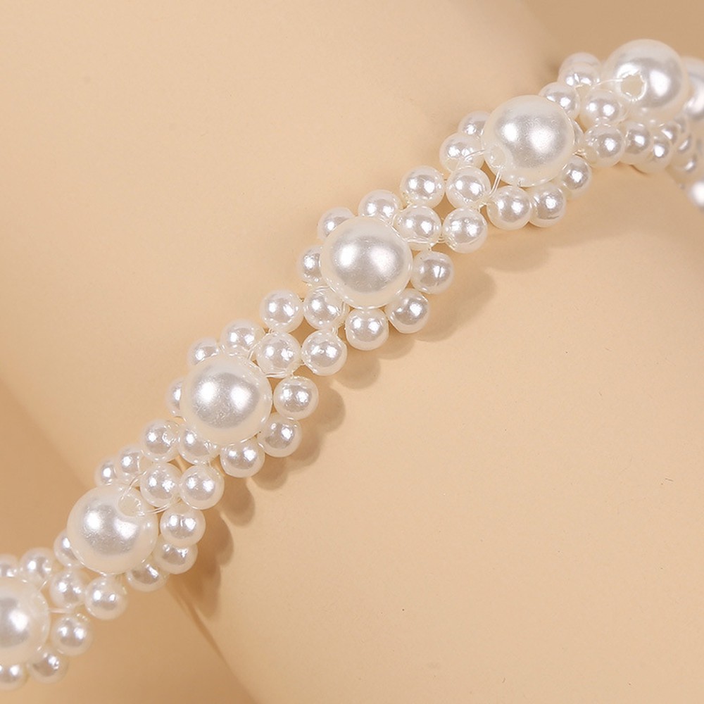 Vòng Cổ Choker Phối Hạt Ngọc Trai Thời Trang Cho Nữ