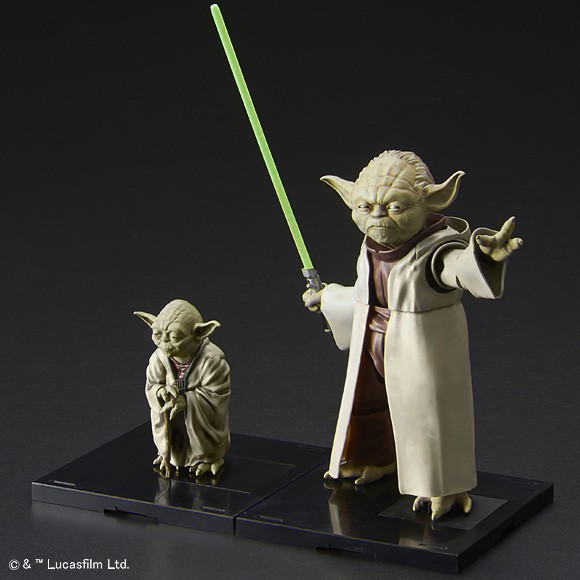 Mô Hình Lắp Ráp Star wars Yoda Tỉ Lệ 1/6 và Tỉ lệ 1/12 Chính hãng Bandai Nhật Bản