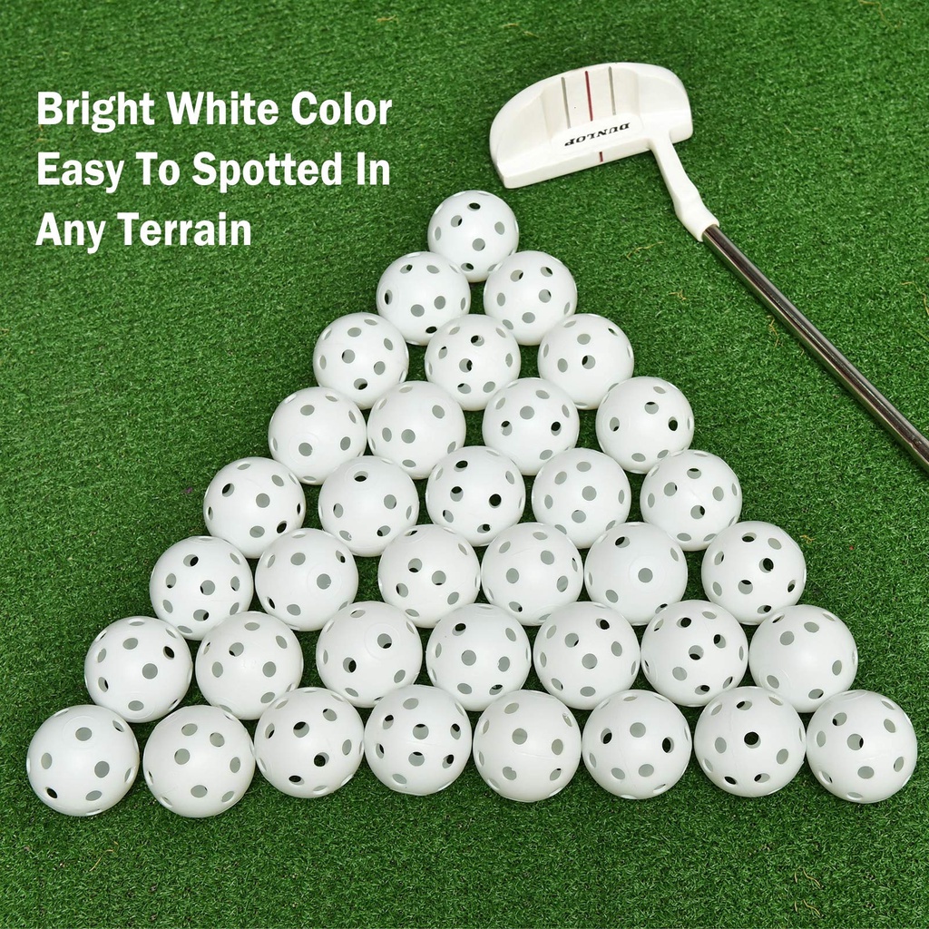 Túi 6 bóng golf WINMAX bằng nhựa thiết kế rỗng luyện tập chơi golf ngoài trời