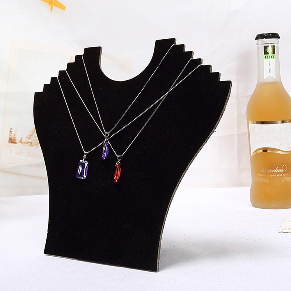 Giá Đỡ Trưng Bày Vòng cổ Màu Đen Thời Trang
