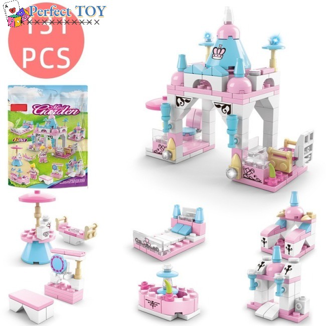 Bộ Đồ Chơi Giáo Dục 131 Món KT Girl City Cho Bé Gái