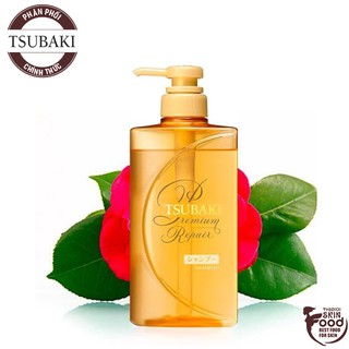 Dầu Gội Phục Hồi Hư Tổn, Ngăn Rụng Tóc Tsubaki Premium Repair Shampoo 490ml