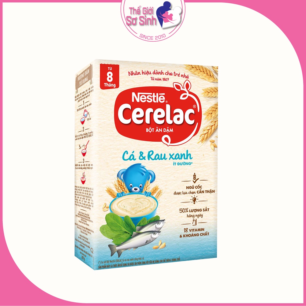 Nestle Bột Ăn Dặm Nhiều Vị, Giúp Bé Dễ Tiêu Hóa, Giàu Dinh Dưỡng, Nguyên Liệu Tự Nhiên - Thế Giới Sơ Sinh