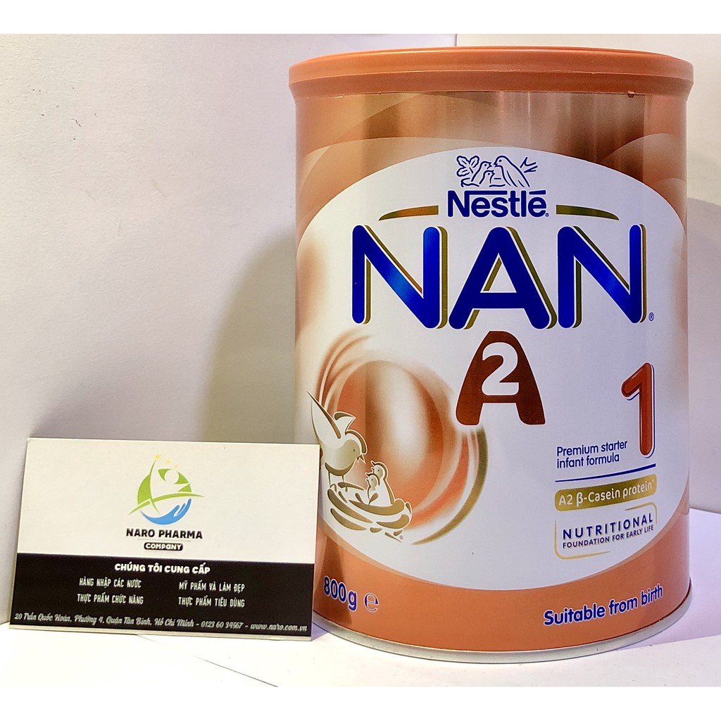 [CÓ NHÃN NK]Sữa Nan A2 Số 1 Dạng Bột (800G) (Từ 0 đến 6 tháng tuổi)