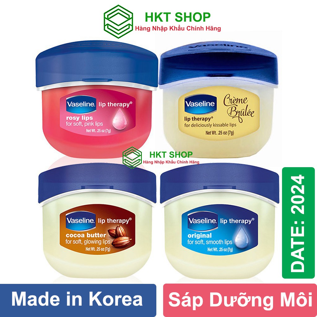 Sáp Dưỡng Môi Vaseline 7g - HKT Shop