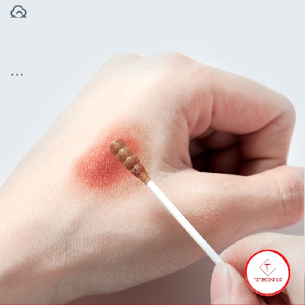 Tăm bông ngoáy tai lấy ráy tai, trang điểm hai đầu bông cao cấp mềm mịn kháng khuẩn bảo vệ tai dùng một lần 200 que