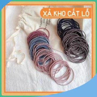 [XẢ KHO] Thun cột tóc nhiều màu - loại tốt set 3 dây