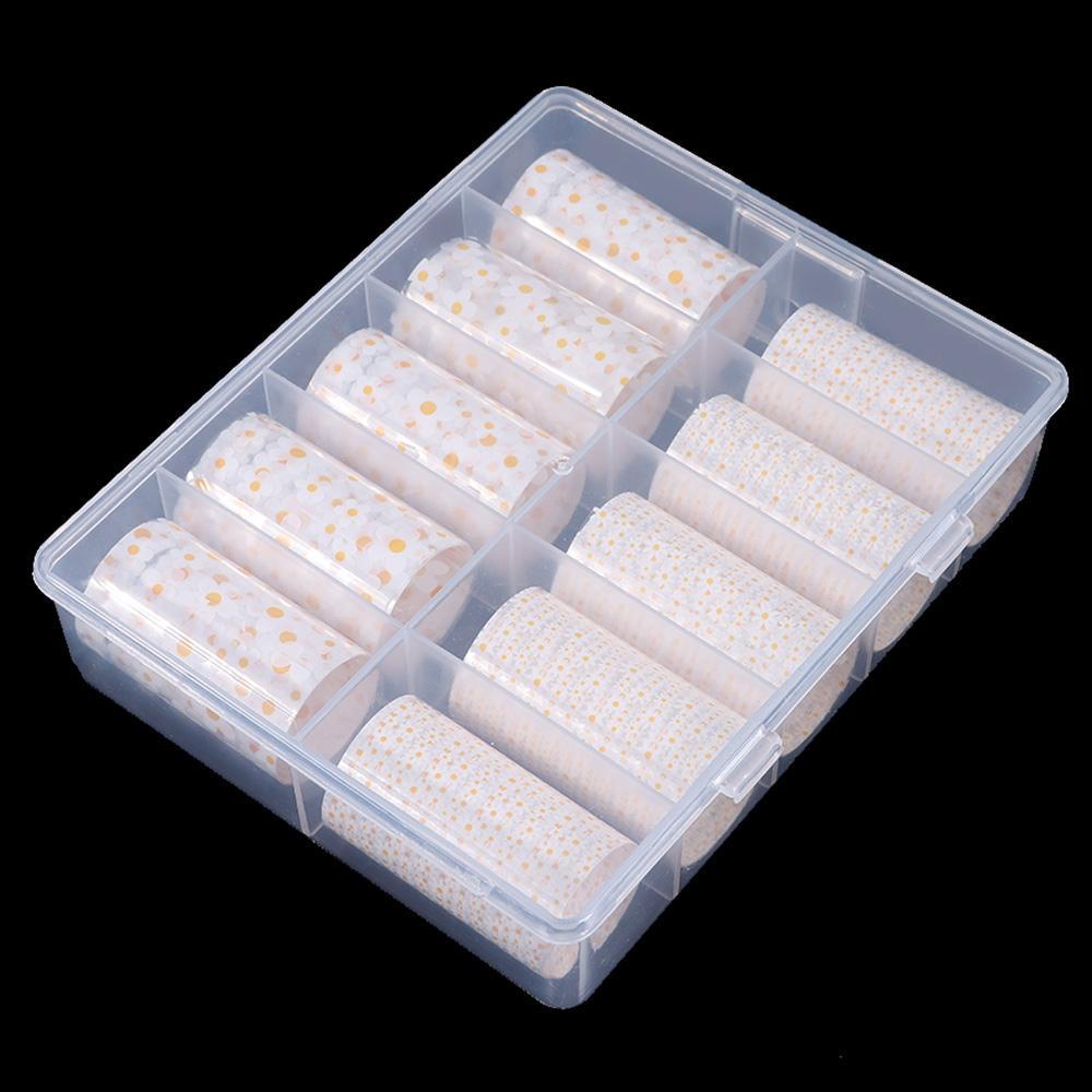 HS Giấy Foil Họa Tiết Hoa Dán Móng Nghệ Thuật