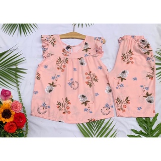 Đồ Bộ Tole Mặc Nhà Quần Lửng Tay Ngắn F21