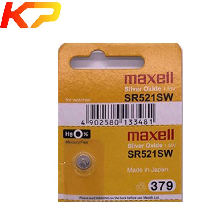 pin đòng hồ sr521sw sr521 379 maxell chính hãng.