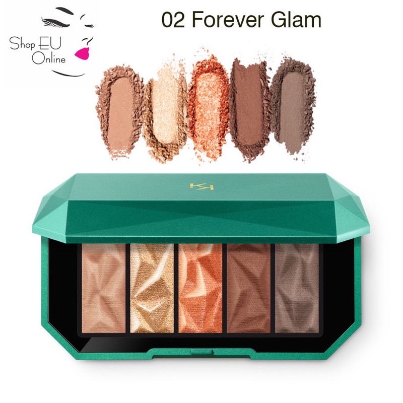 Phấn mắt Kiko 5 màu đa dạng❤Ánh kim lấp lánh❤️ Holiday Gems Gorgeous Eyeshdow Palette❤️Italia
