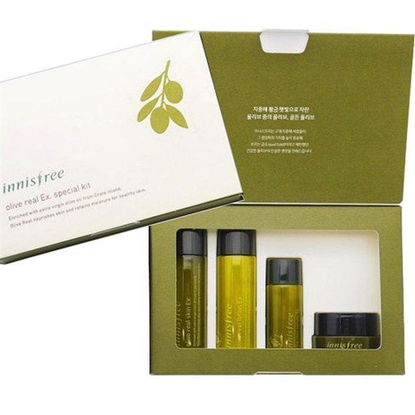 SET DƯỠNG DA INNISFREE GREEN TEA SPECIAL KIT- bộ kit Orchird 4 món innisfree 2020