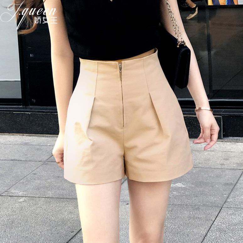 [GIÁ HỦY DIỆT] Quần Short Nữ Lưng Cao Khoá Giữa Cá Tính TM0306
