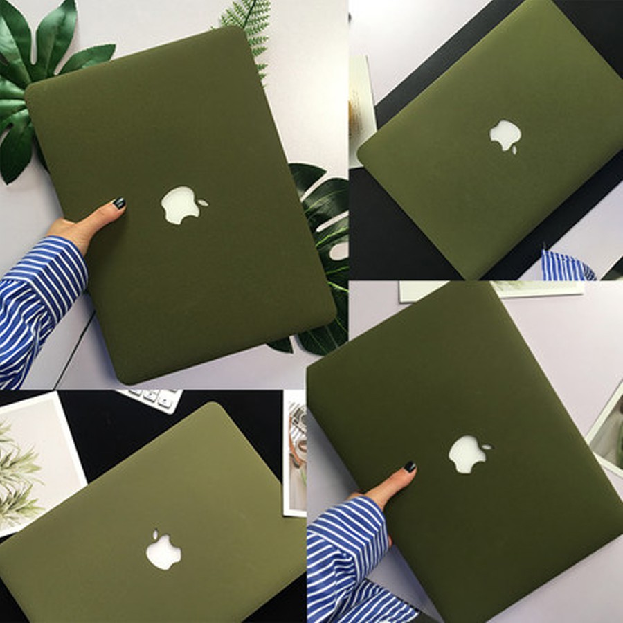 [SET 5 Món] Combo Case Macbook + Phủ Phím, Nút chống bụi + Kẹp Chống Gẫy Sạc