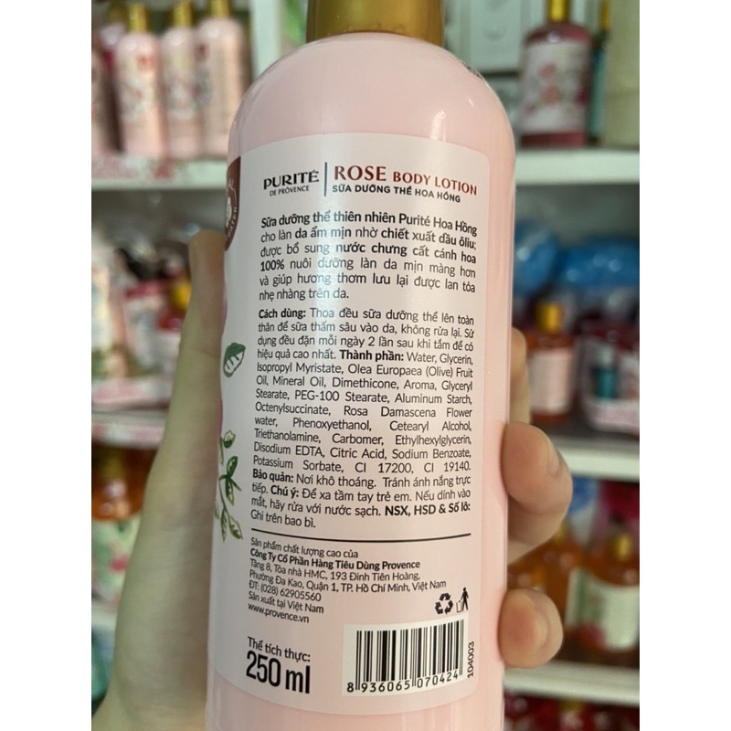 Sữa dưỡng thể purite 250ml | BigBuy360 - bigbuy360.vn