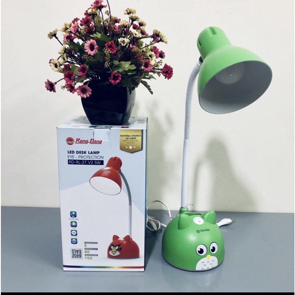 Đèn học để bàn RẠNG ĐÔNG chống cận MẪU MỚI kèm bóng LED