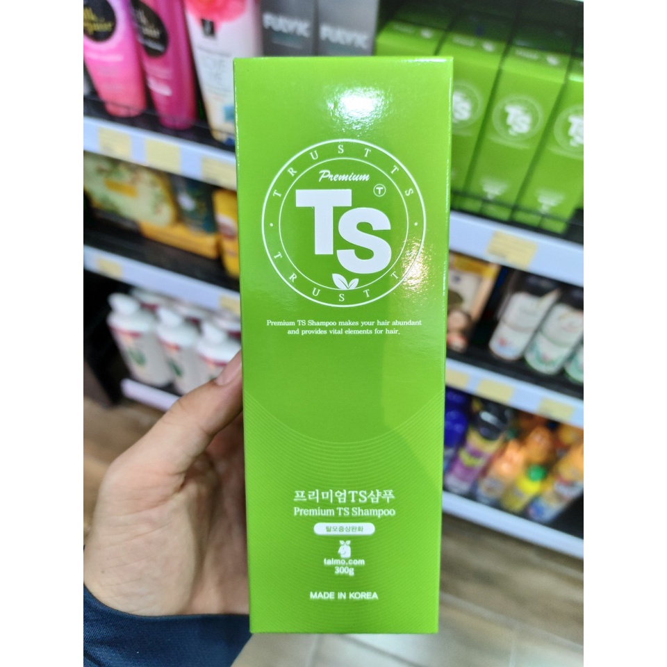 Dầu gội ngăn rụng tóc Hàn Quốc, dầu gội TS hàn quốc 500ml - 프리미엄 TS 샴푸