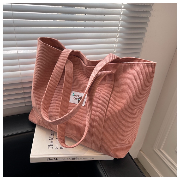 Túi tote vải Canvas Đeo vai đi học đi chơi giá rẻ phong cách đeo vai hàn quốc