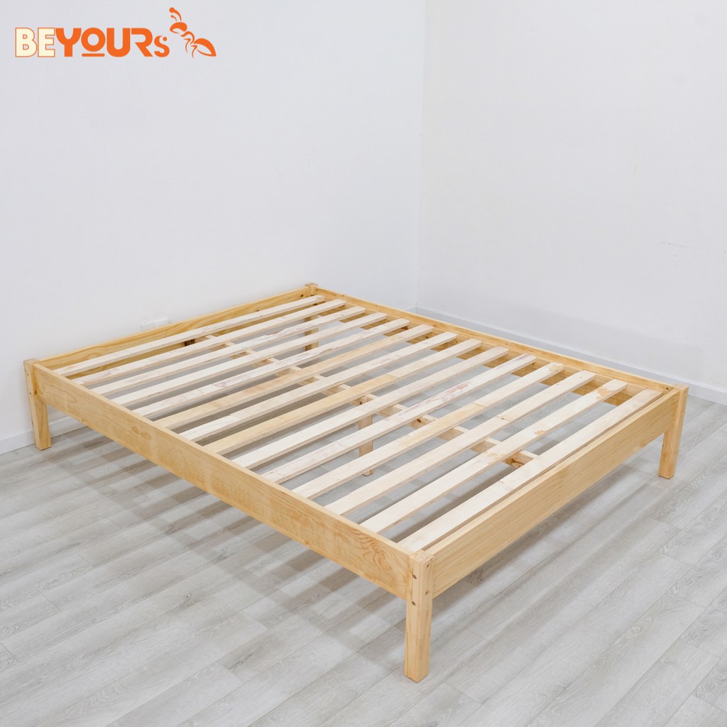 Giường Ngủ Pallet Gỗ Thông Minh BEYOURs Acep Bed Nội Thất Kiểu Hàn Lắp Ráp Phòng Ngủ