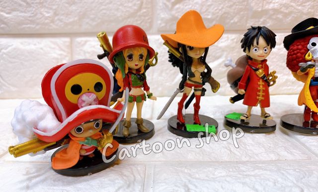 Bộ 9 mô hình nhân vật one piece đồ chơi sưu tập nhân vật